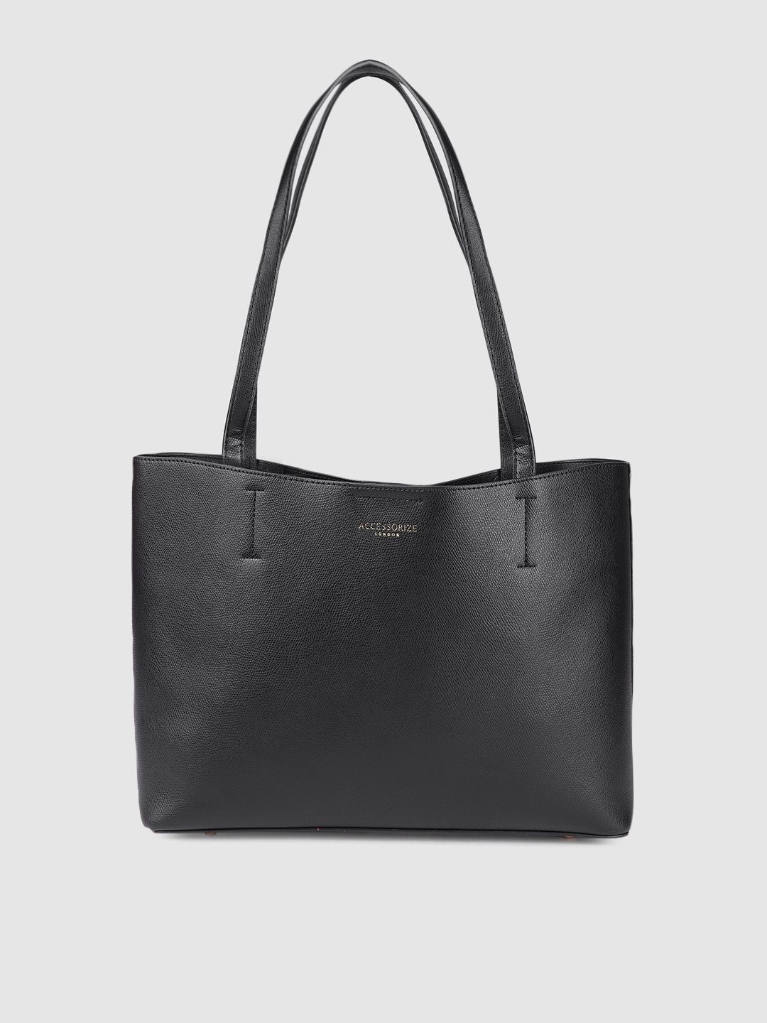 Accessorize Black Oversized Shopper Leo Tote Bag Price in India