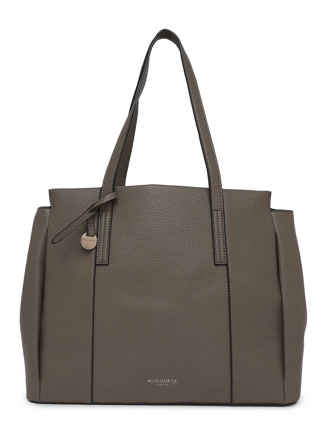 Accessorize Khaki Shopper Lauren Shoulder Bag Price in India