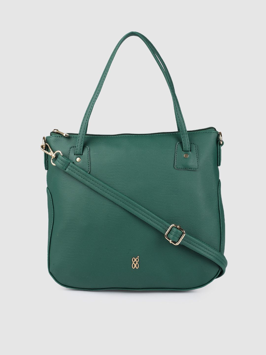 Baggit Green Textured Shoulder Bag Price in India