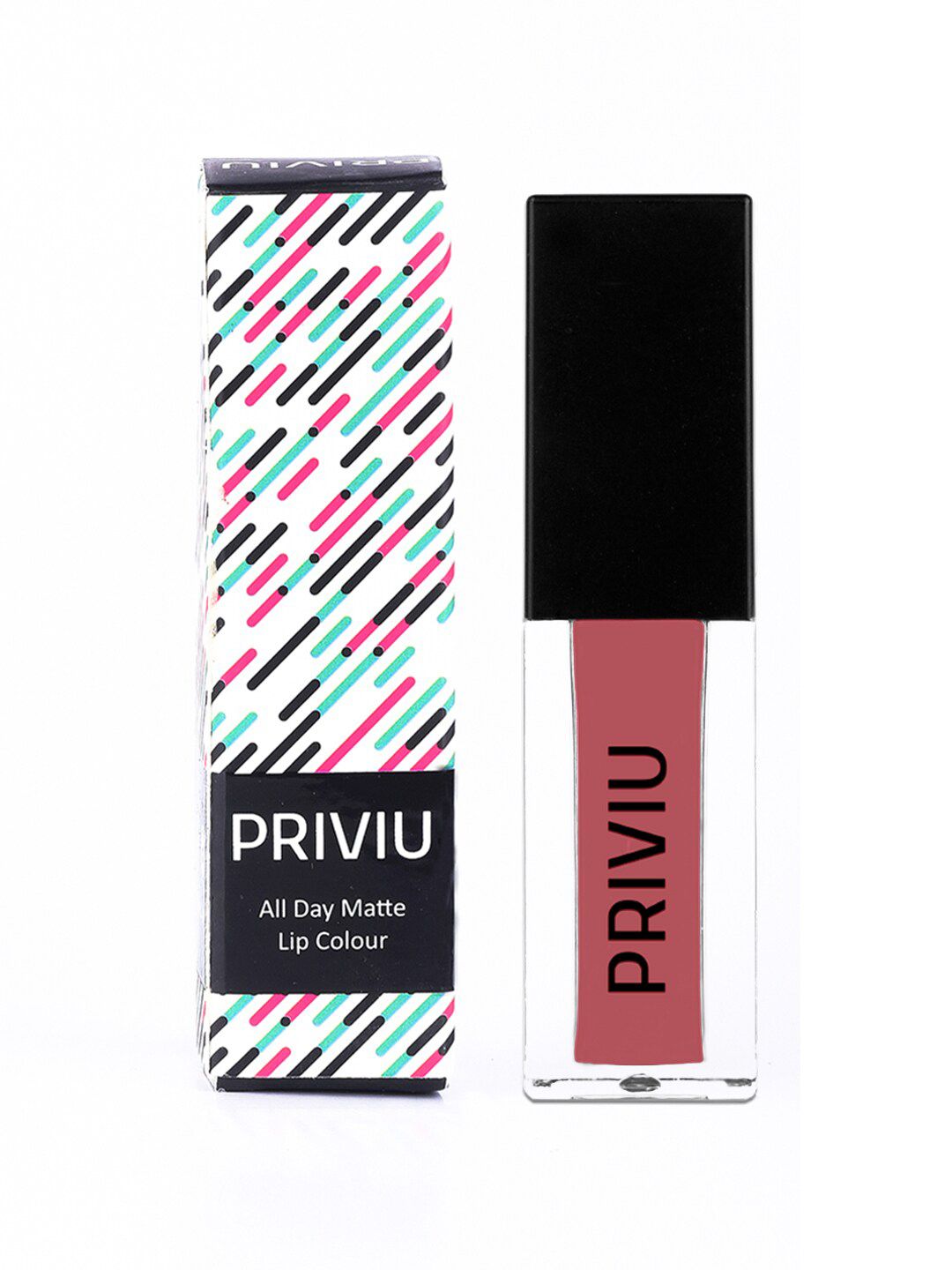 PRIVIU All Day Matte Liquid Lipstick- Peachy Blush Price in India
