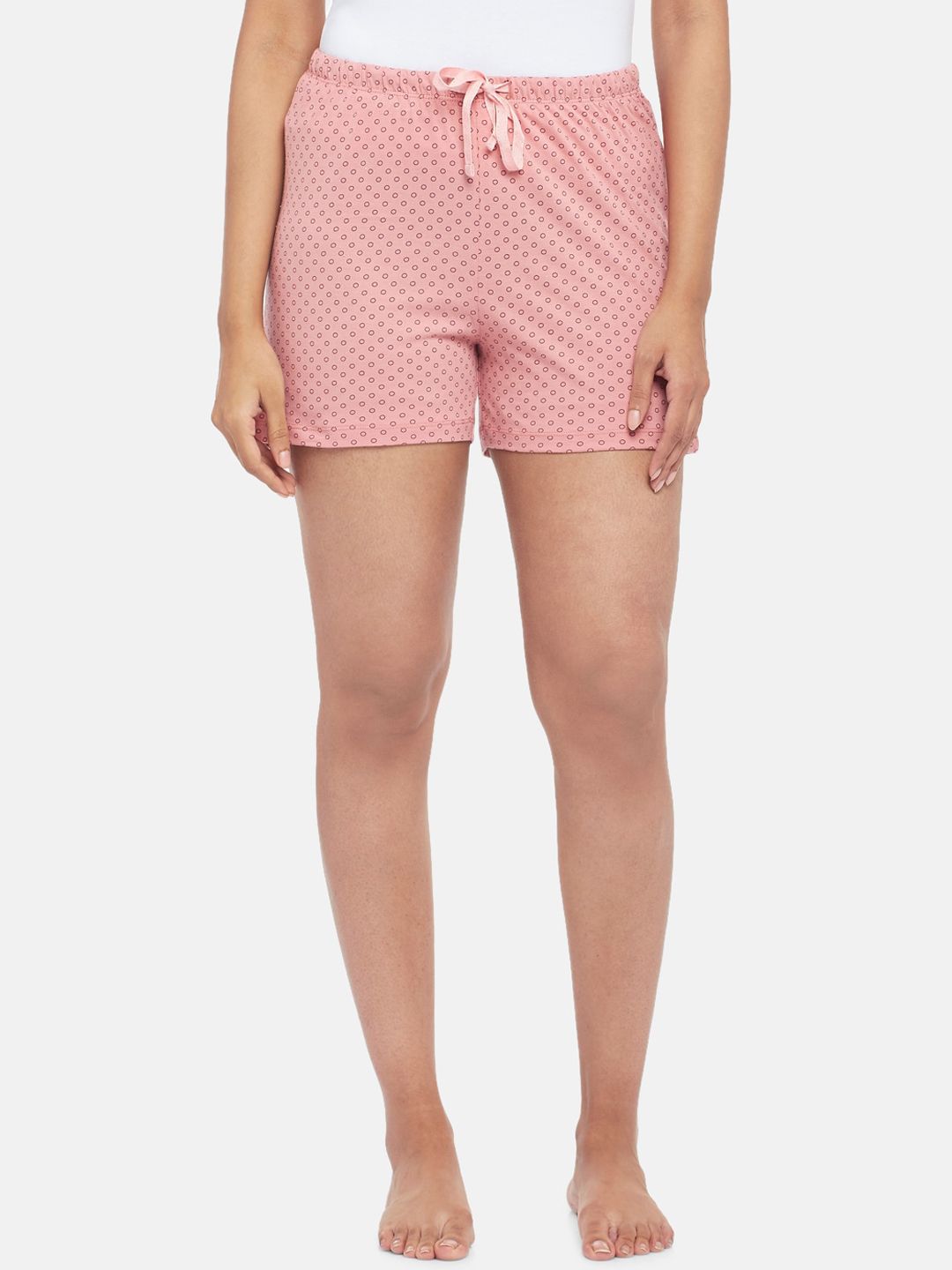 Dreamz by Pantaloons Women Pink Checked Regular Shorts Price in India