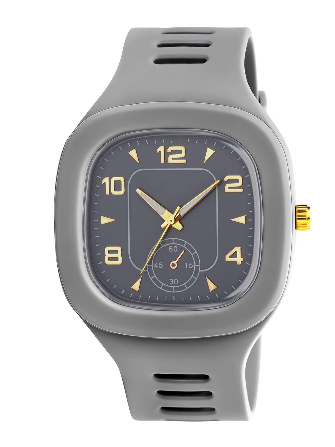 SWADESI STUFF Unisex Grey Dial & Grey Straps Analogue Watch 6 CRONO GREY Price in India