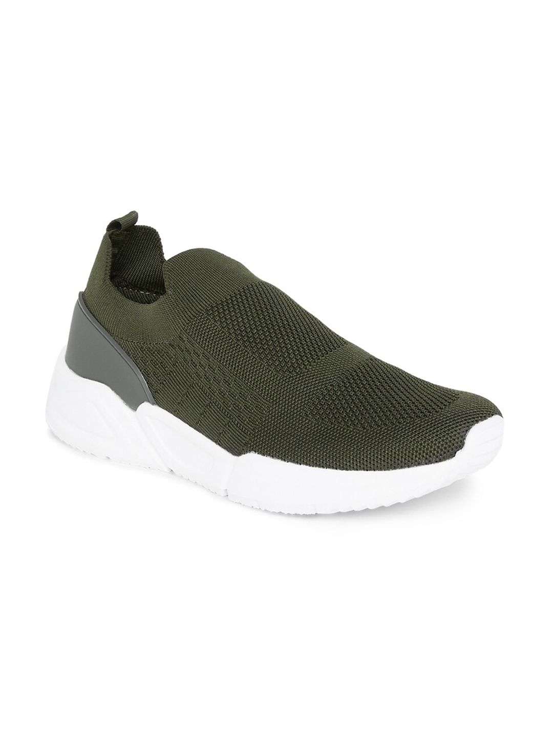 Forever Glam by Pantaloons Women Olive Green Slip On Running Shoes Price in India