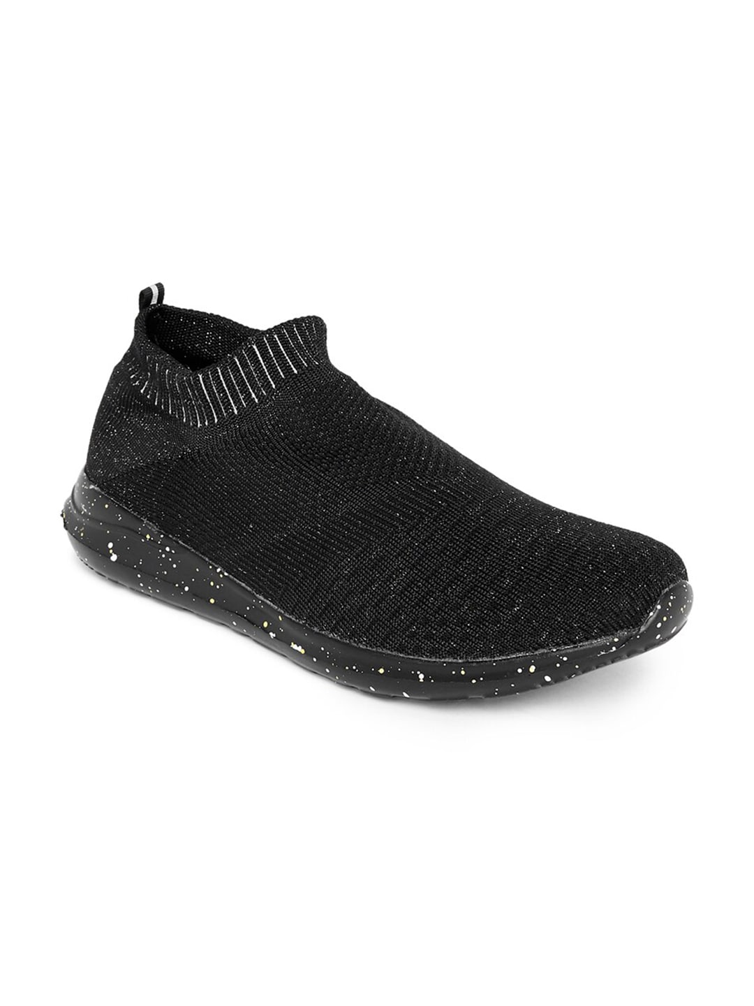Forever Glam by Pantaloons Women Black Slip On Running Shoes Price in India