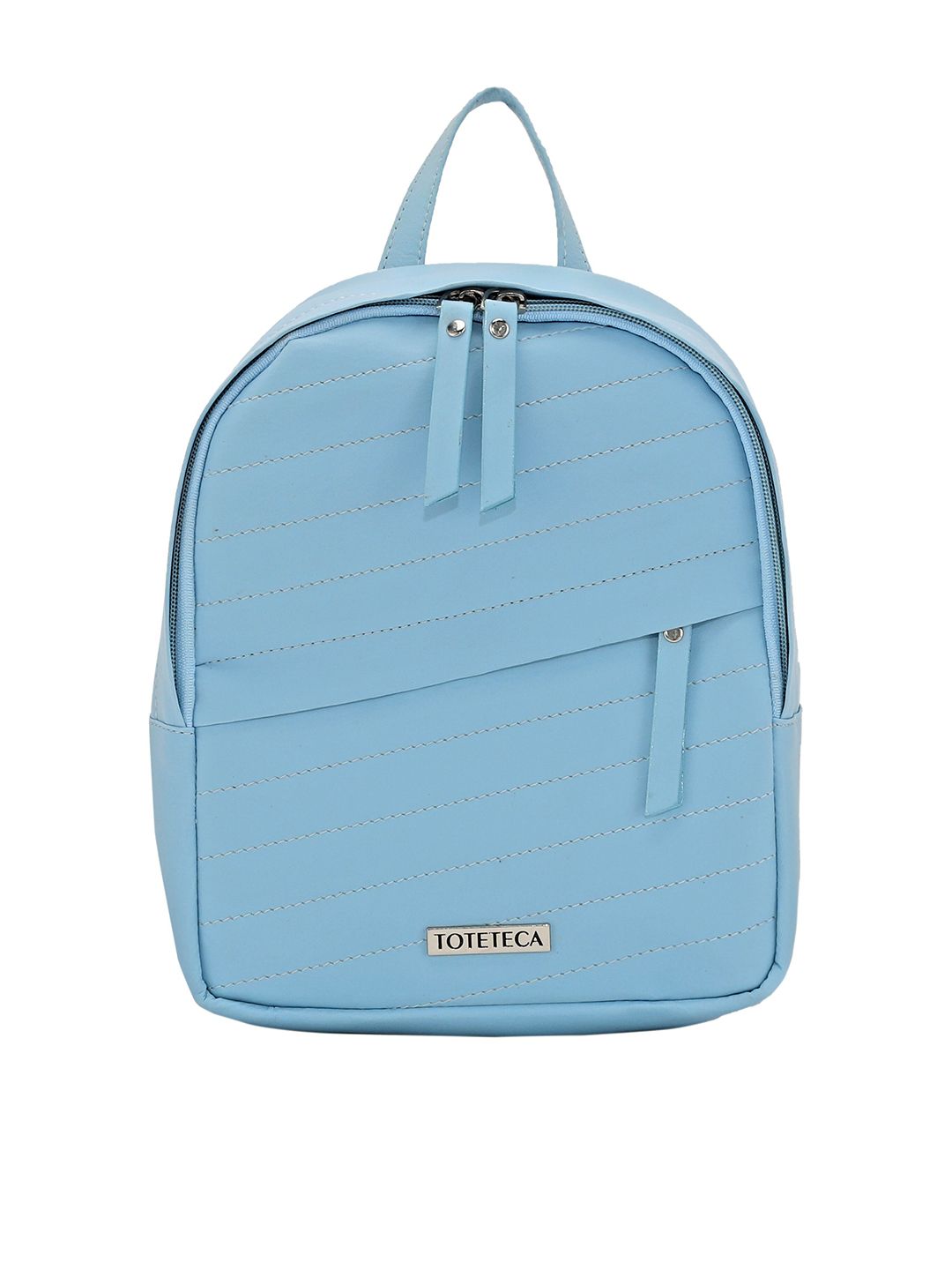 Toteteca Women Blue PU Casual Backpack Price in India