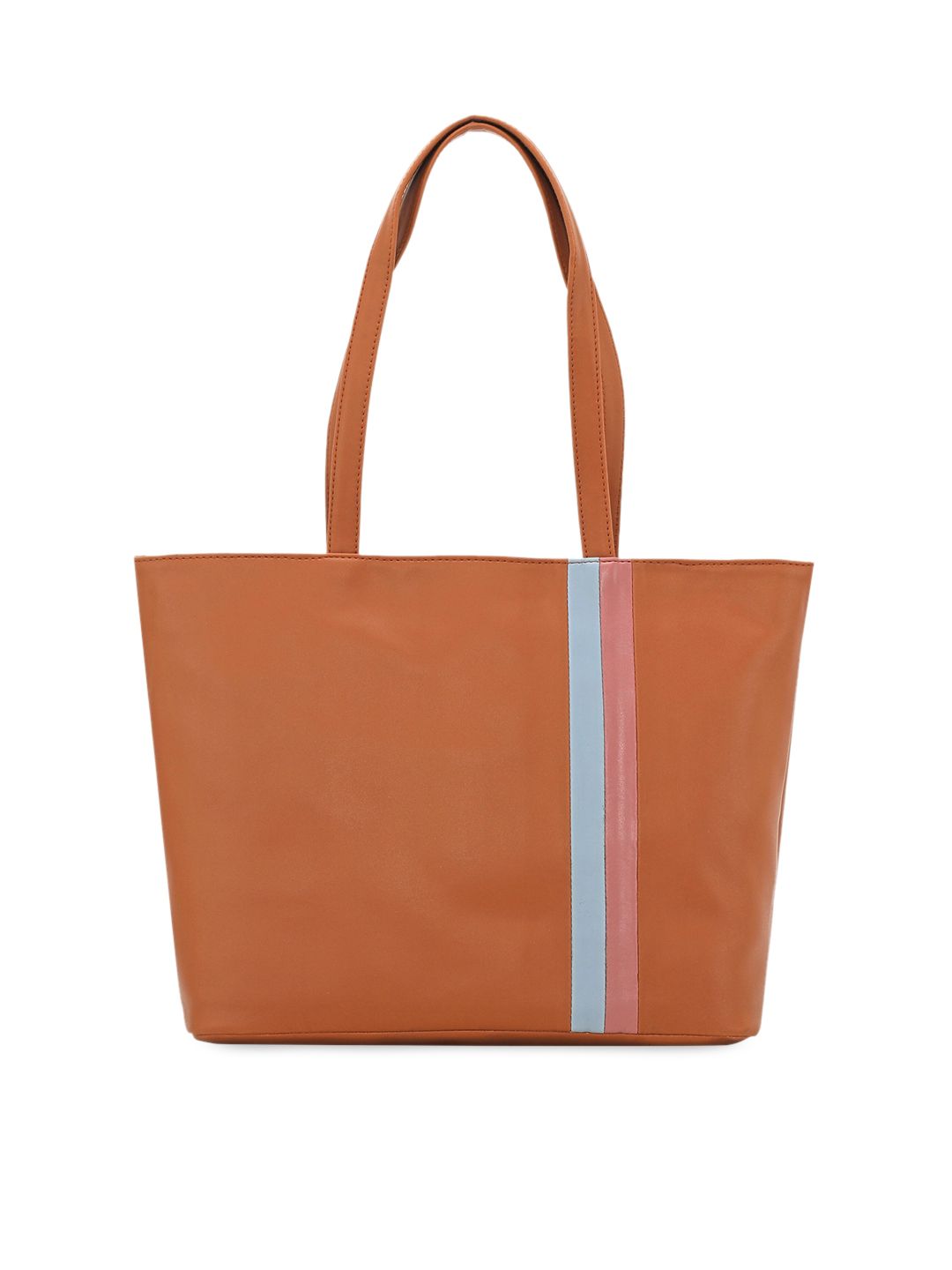 Toteteca Tan PU Structured Tote Bag Price in India