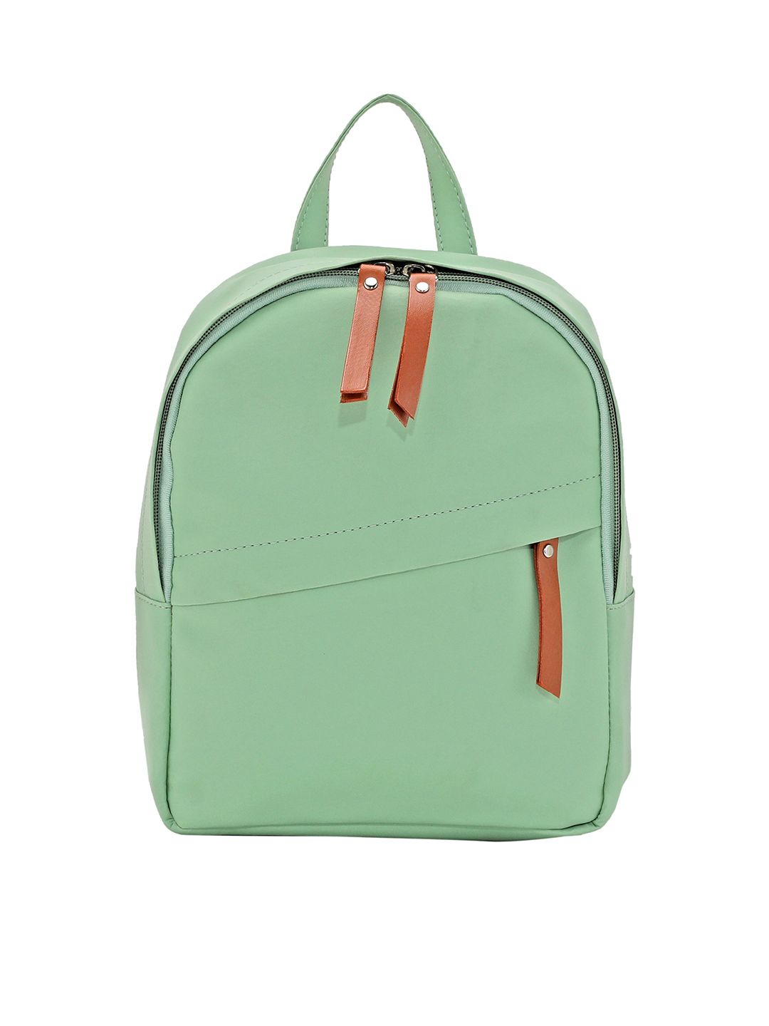 Toteteca Women Sea Green Solid Backpack Price in India