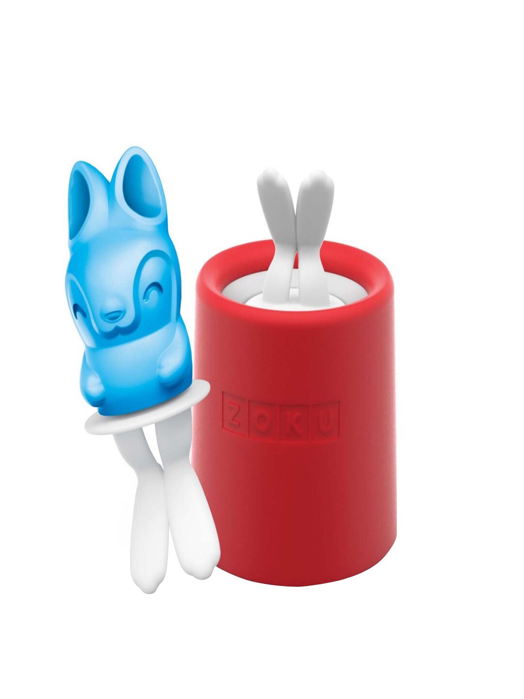 ZOKU Red & Blue Bunny Ice Pop Mold Price in India