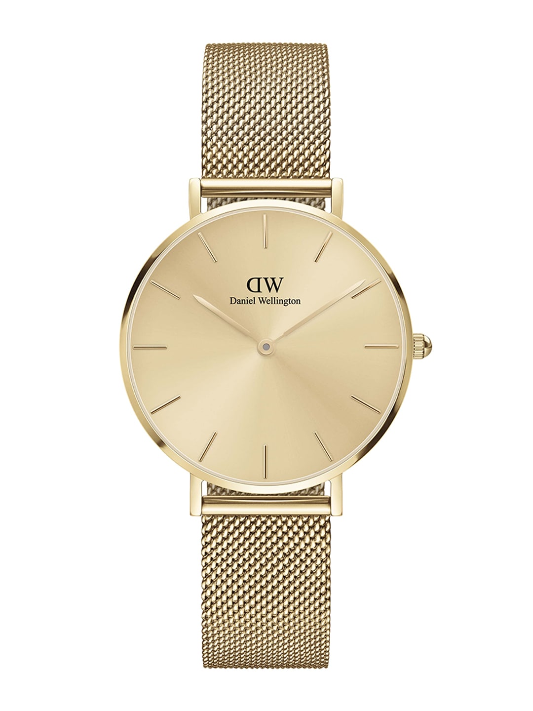 Daniel Wellington Women Gold-Toned Dial & Gold-Plated Straps Analogue Watch DW00100474 Price in India