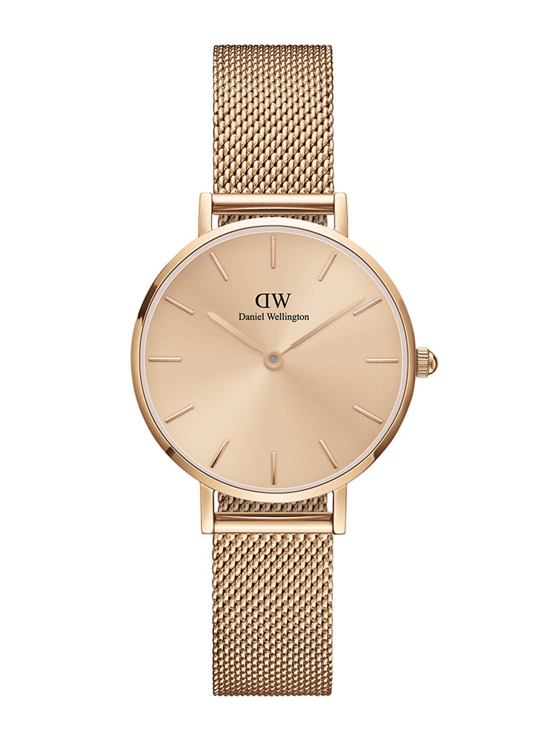 Daniel Wellington Women Rose Gold-Toned Dial & Rose Gold-Plated Straps Watch DW00100470 Price in India