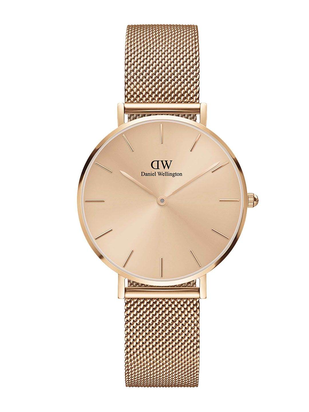Daniel Wellington Women Rose Gold-Toned Dial & Rose Gold-Plated Straps Watch DW00100471 Price in India