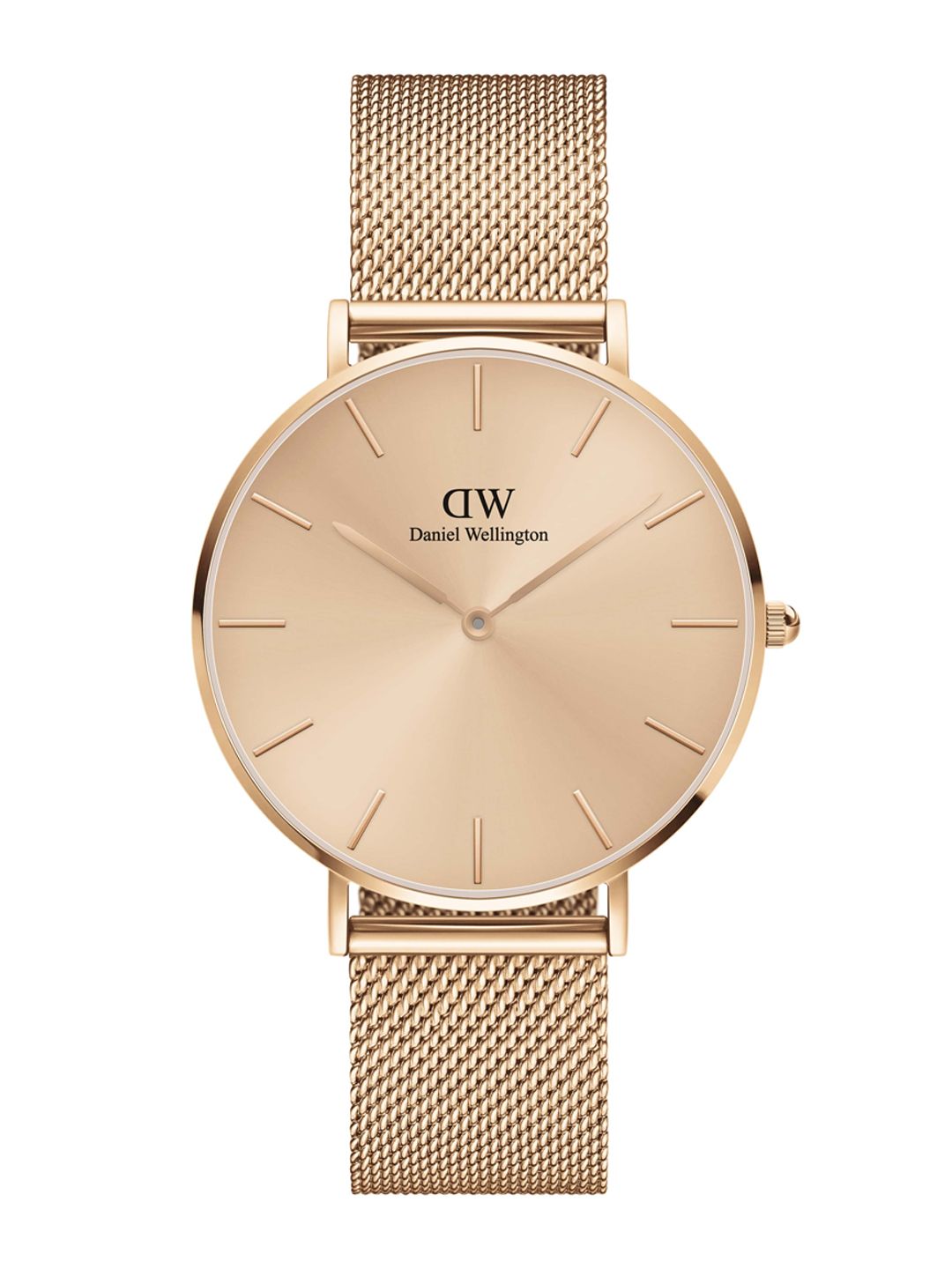Daniel Wellington Unisex Rose Gold-Toned Dial & Rose Gold-Plated Straps Watch DW00100472 Price in India