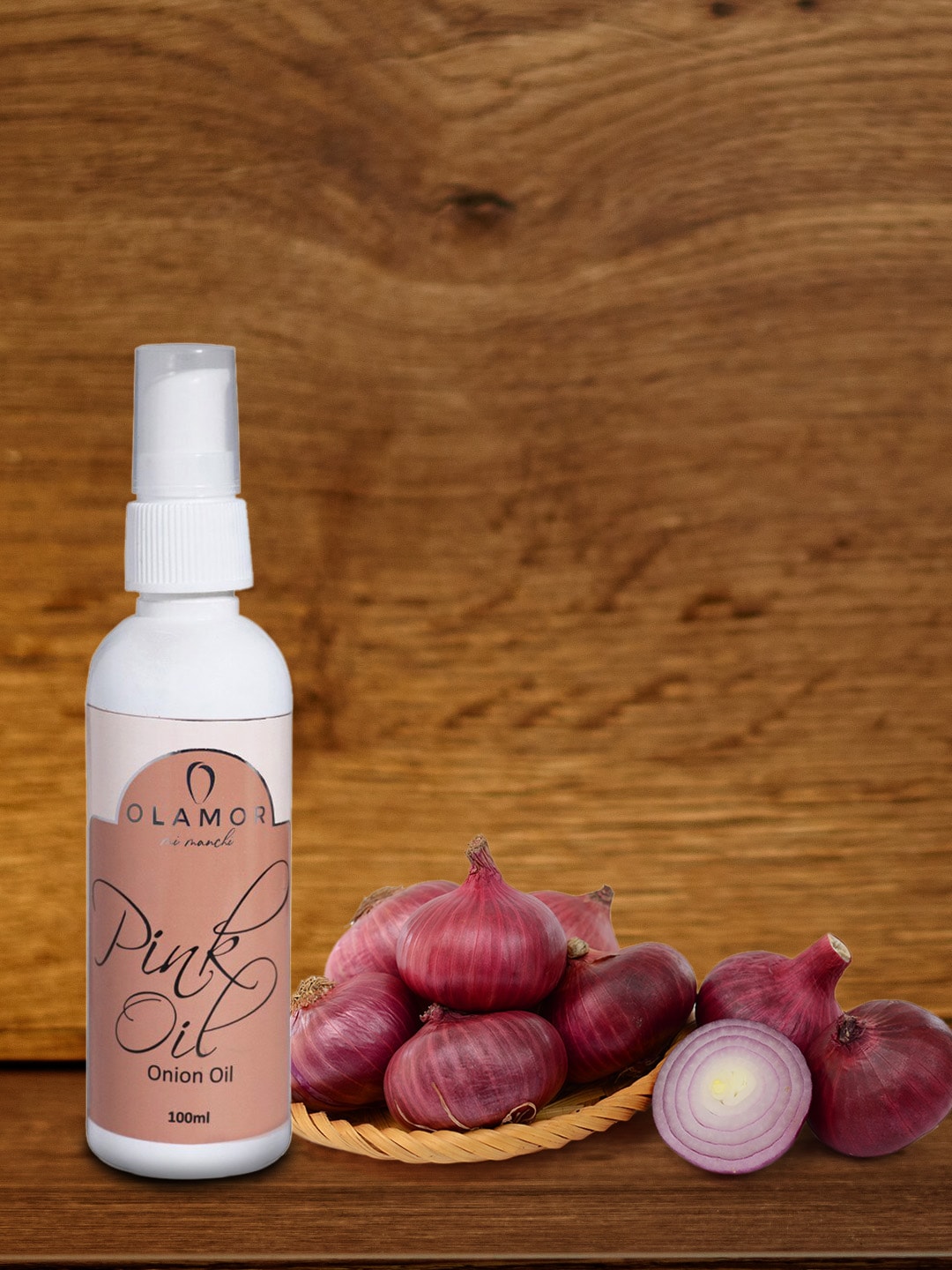 OLAMOR Pink Onion Hair Oil- 100ml Price in India