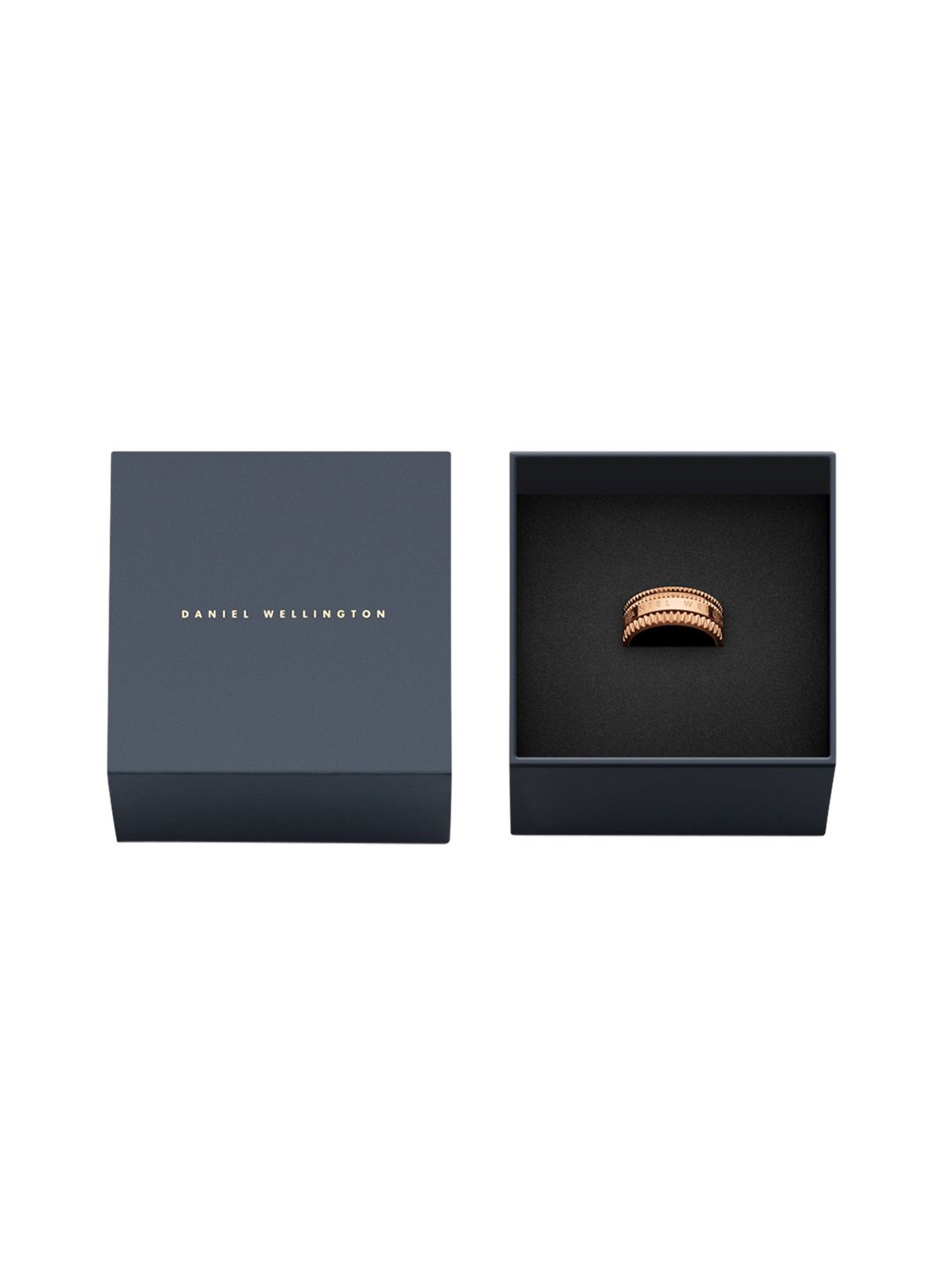 Daniel Wellington Women Rose Gold Plated Elevation Finger Ring Price in India