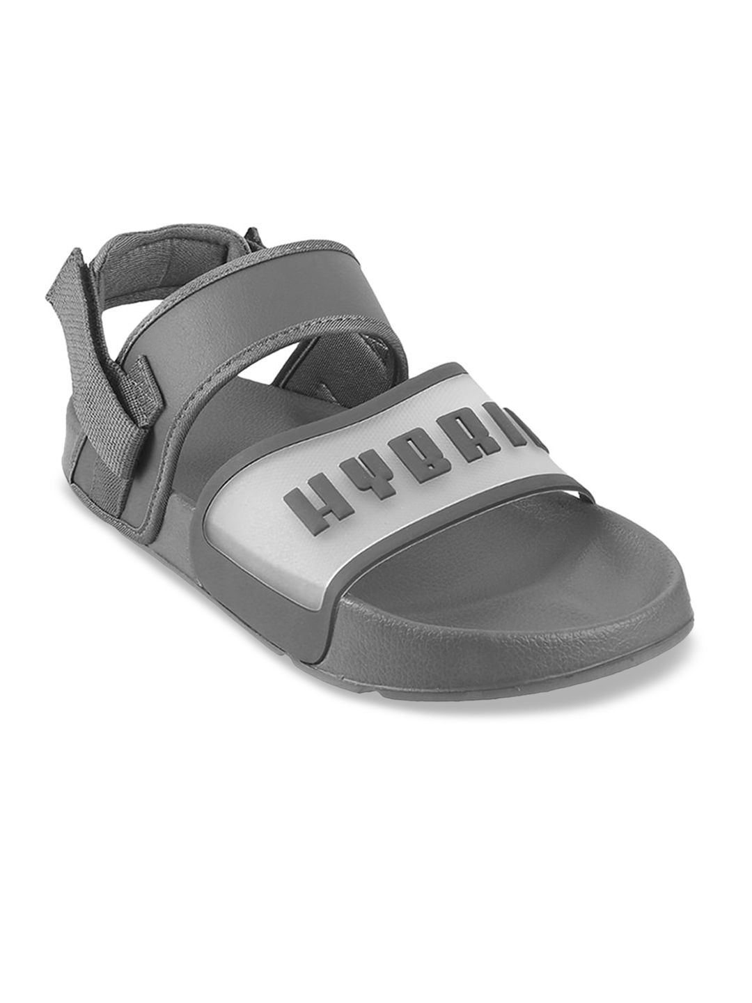 Vento Unisex Grey Solid Sports Sandals Price in India