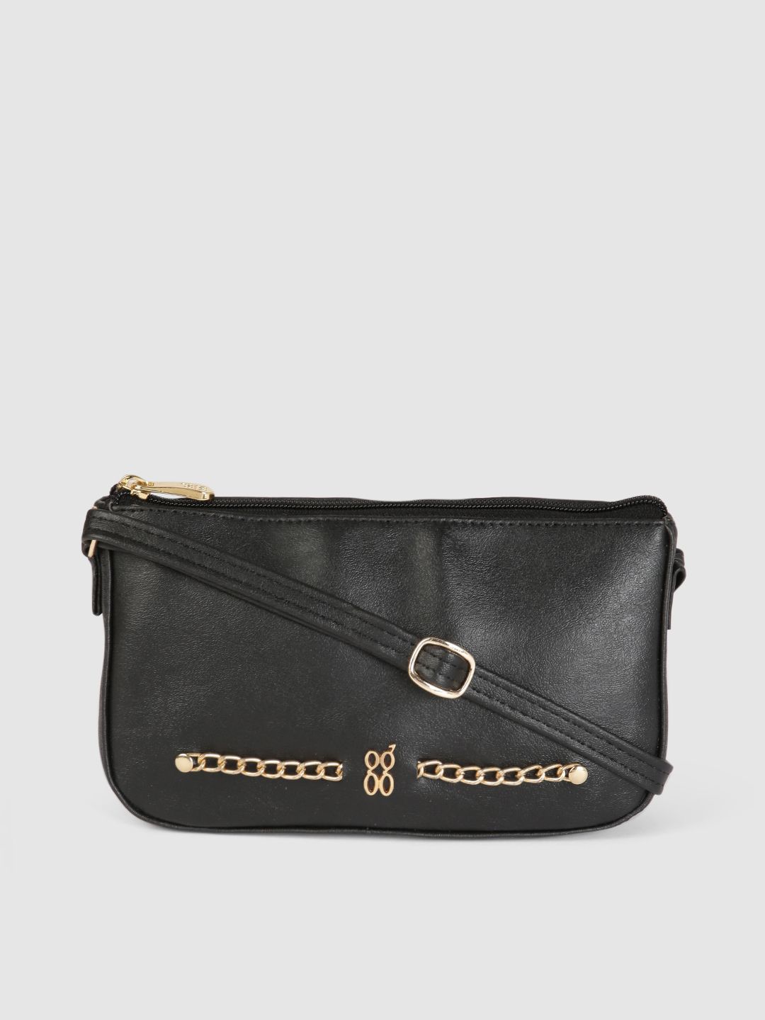 Baggit Black Structured Sling Bag Price in India