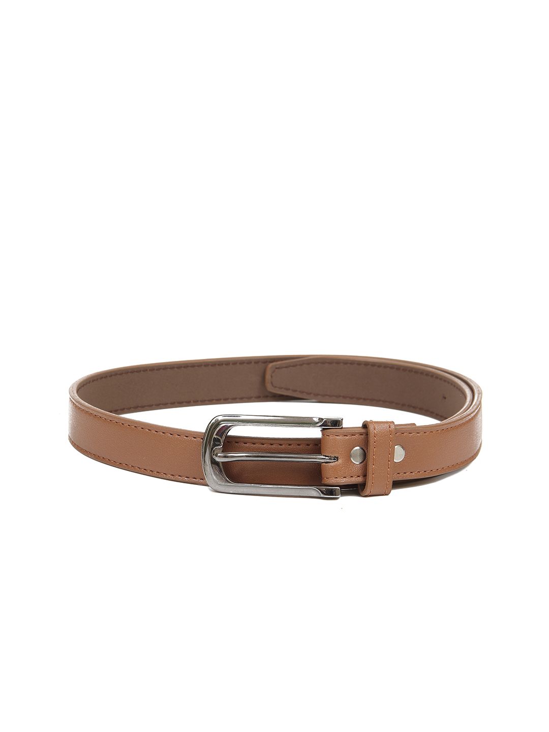 Calvadoss Women Tan Leather Belt Price in India