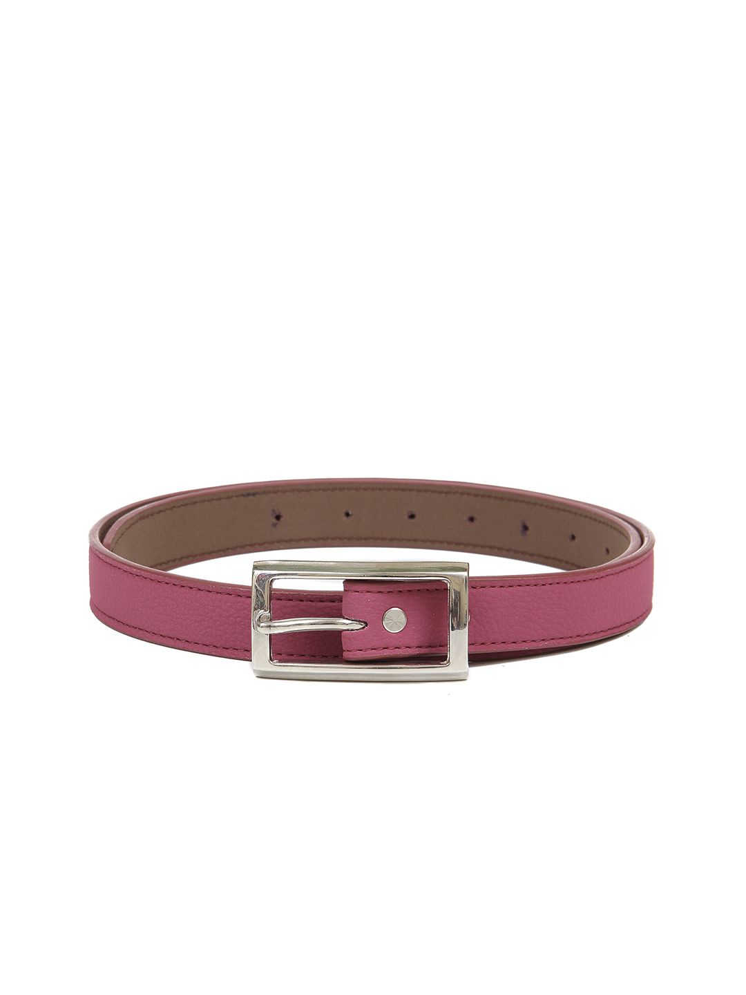 Calvadoss Women Magenta Solid Casual Belt Price in India