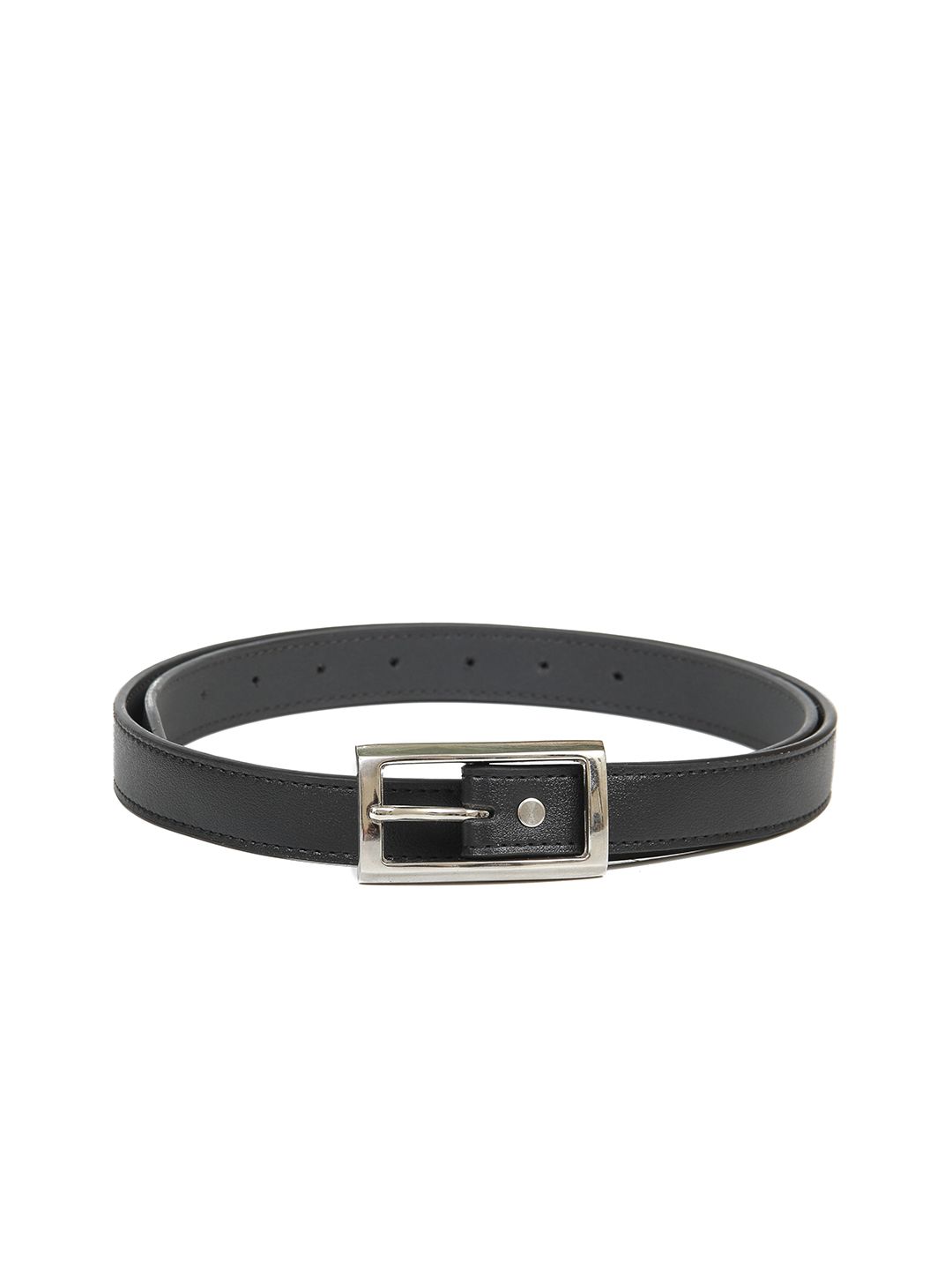 Calvadoss Women Black Textured PU Belt Price in India