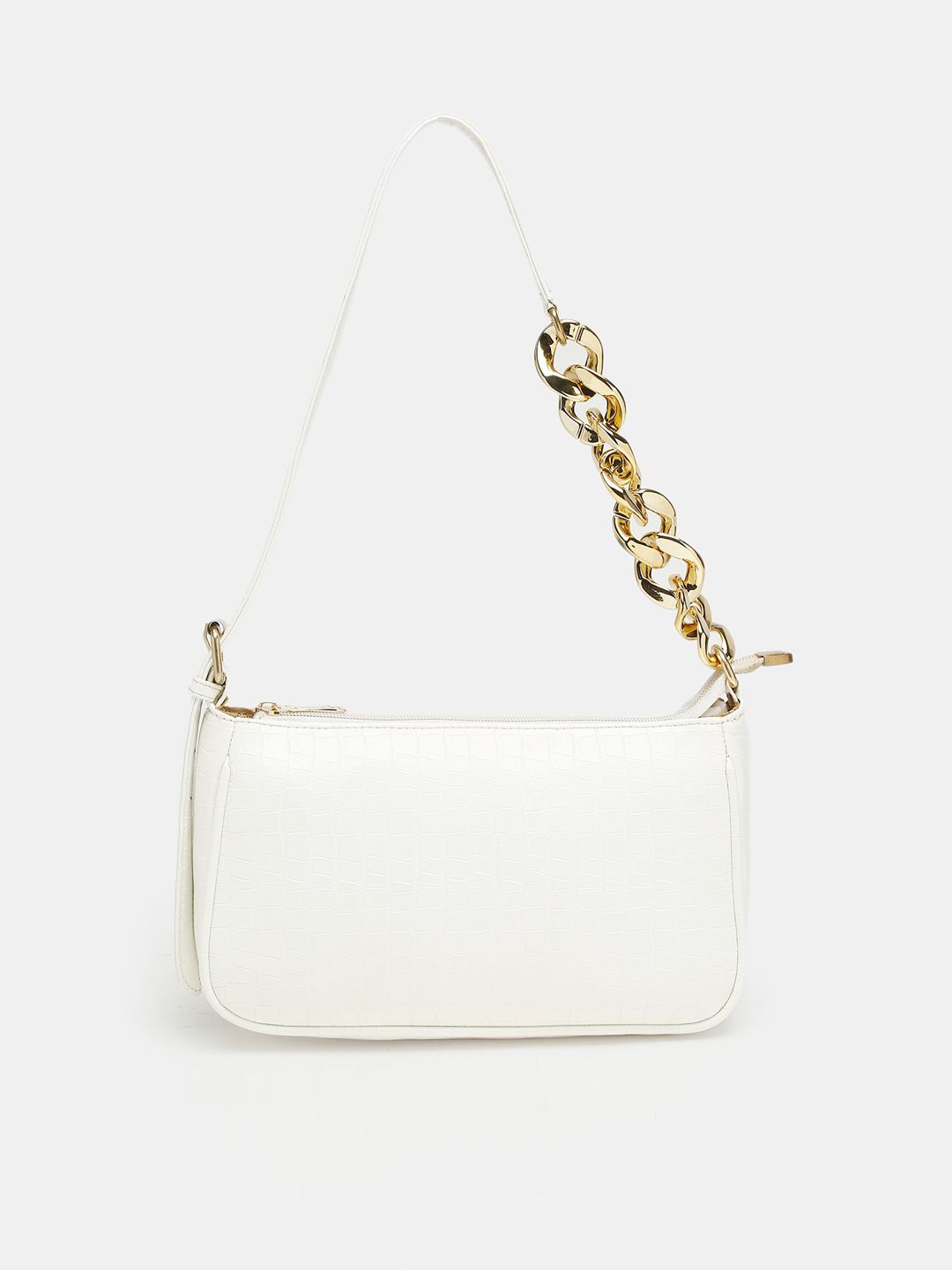 Apsis White Structured Hobo Bag with Quilted Price in India