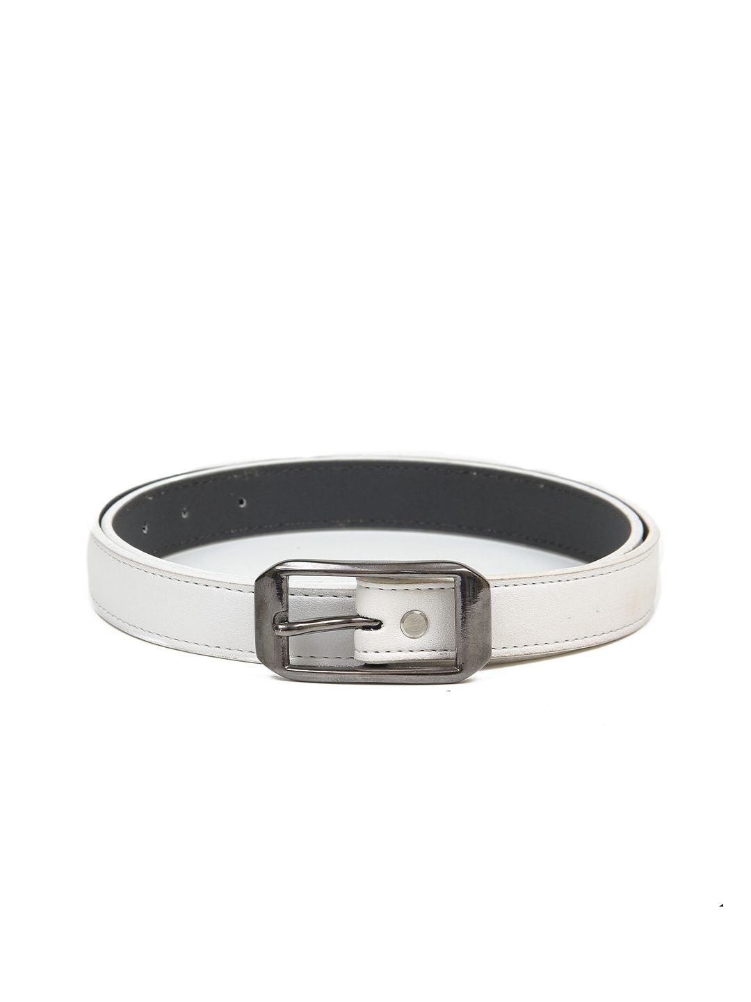 Calvadoss Women White Textured Belt Price in India