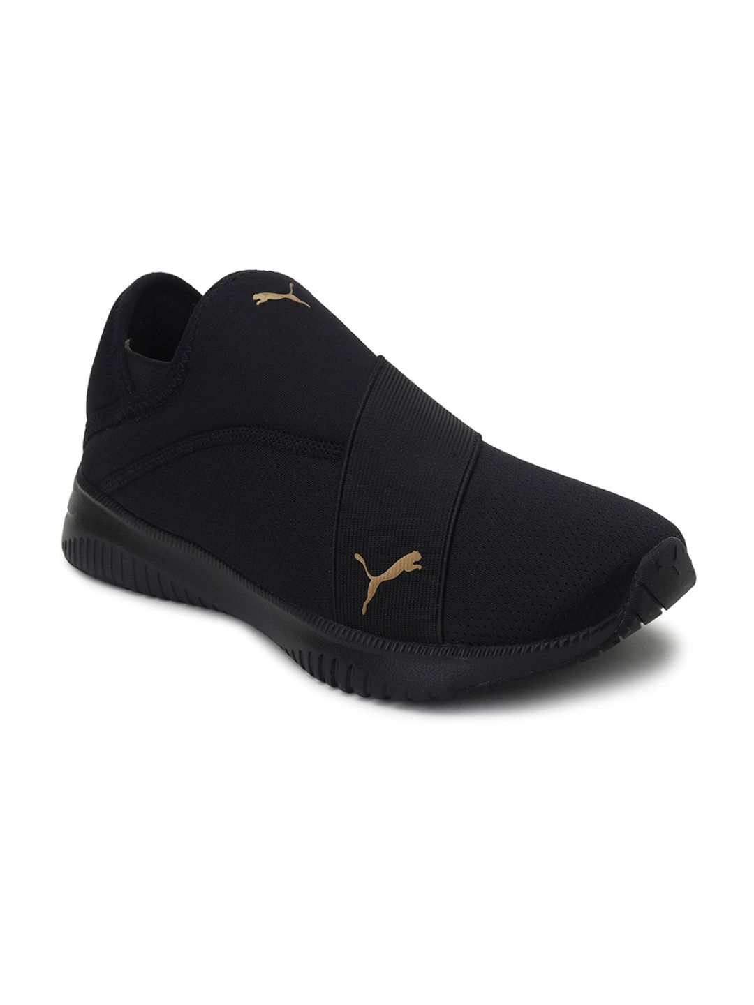 Puma Unisex Black Flyer Flex Slip On Running Shoes Price in India