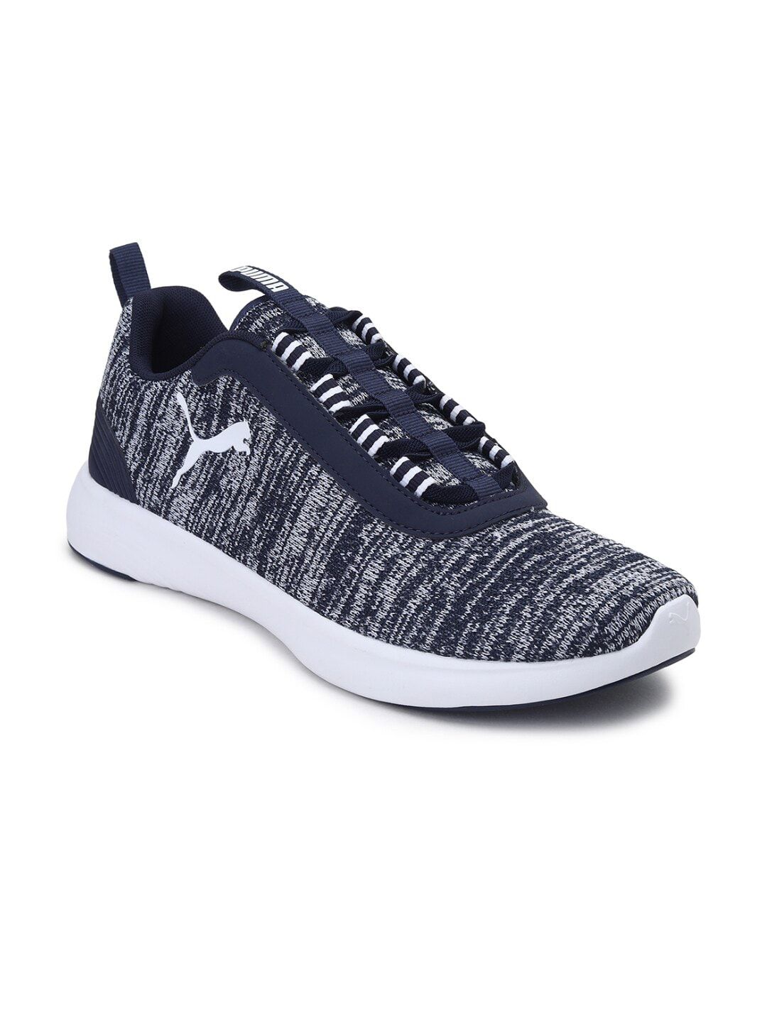 Puma Unisex Navy Blue Softride Vital Textile Walking Shoes Price in India