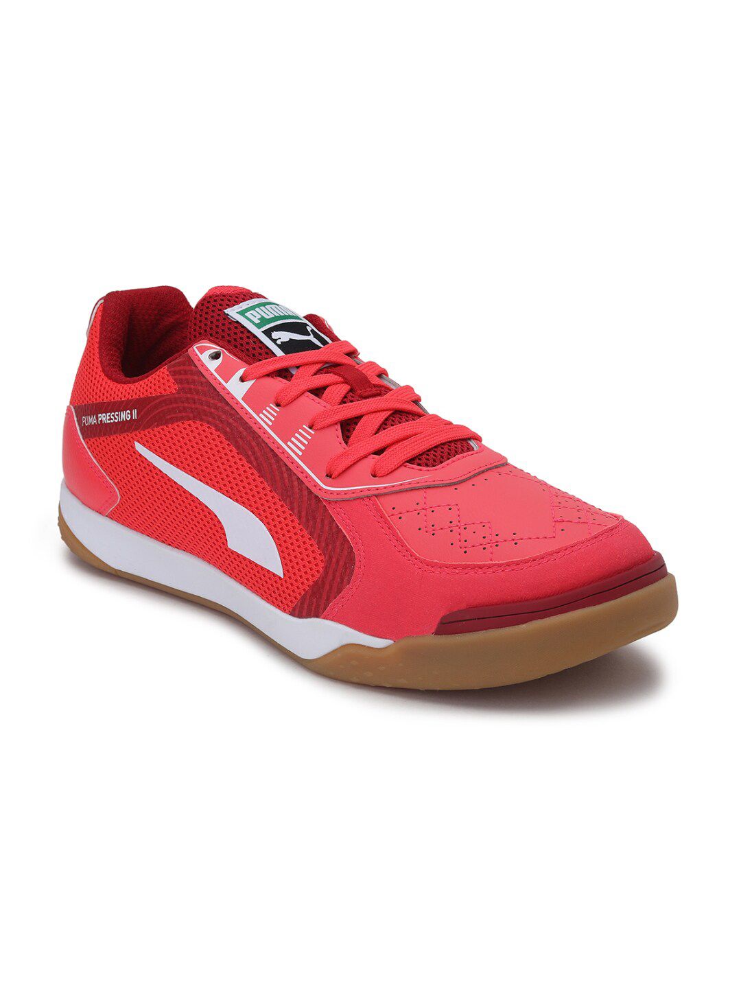 Puma Unisex Pink Mesh Football Non-Marking Shoes Price in India