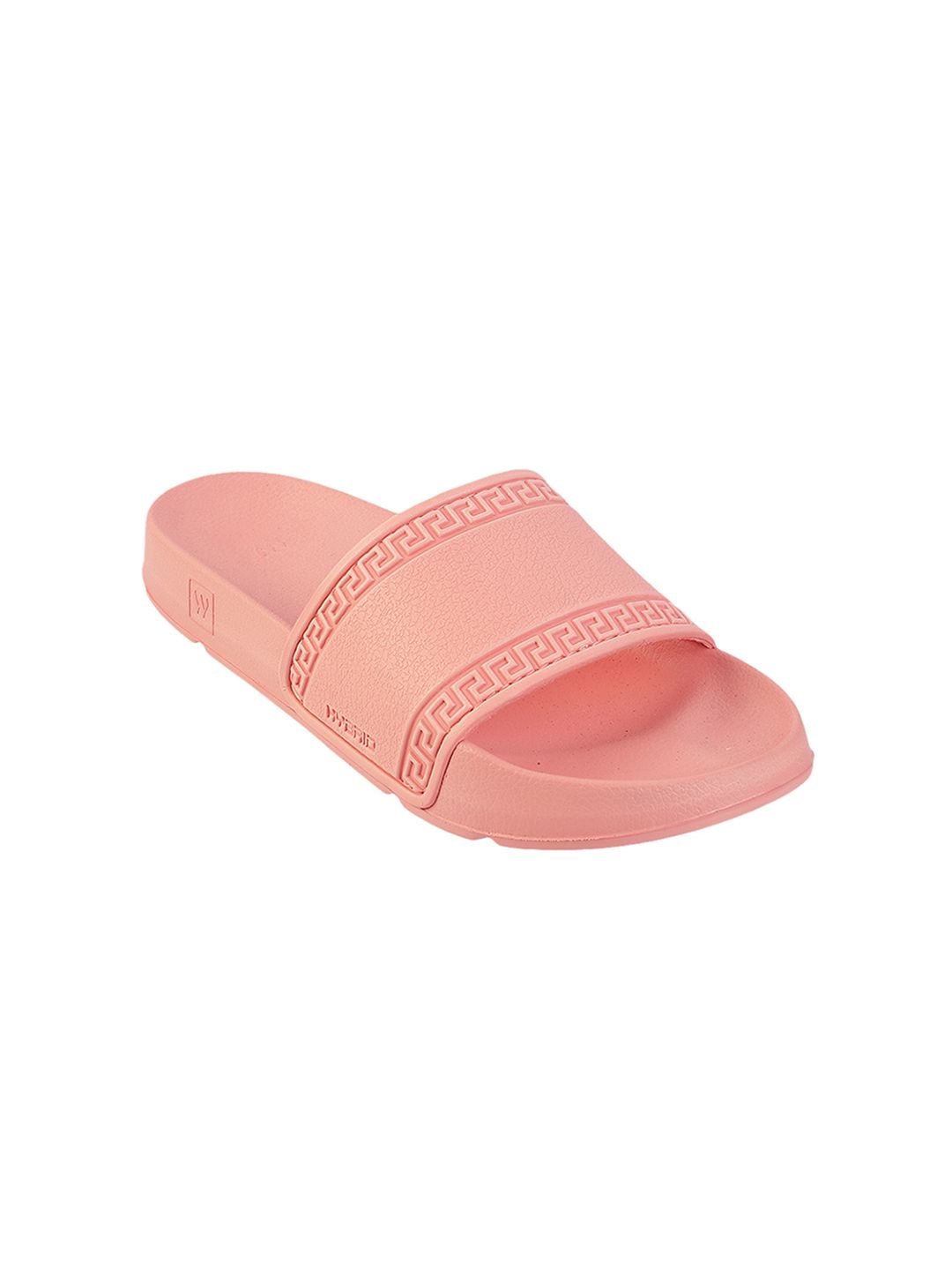 Vento Women Pink Solid Sliders Price in India