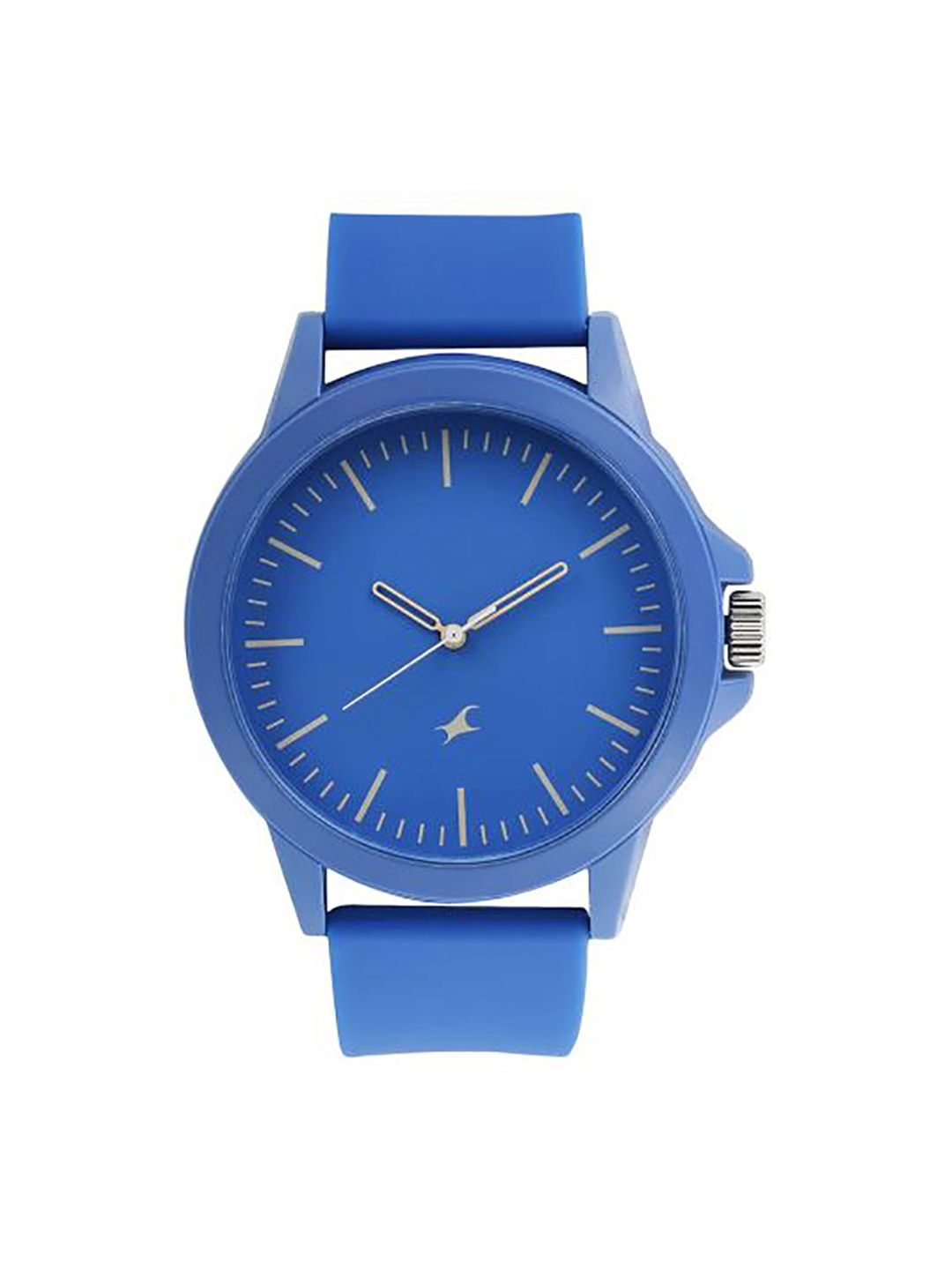 Fastrack Unisex Blue Dial & Straps Tees Minimalist Analogue Watch 38024PP27 Price in India