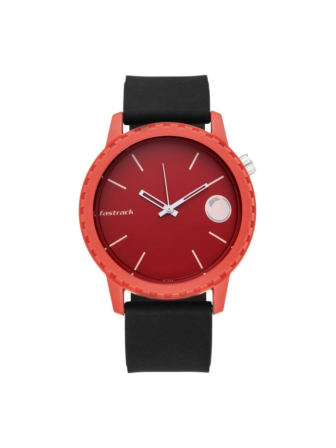 Fastrack red sale black watch