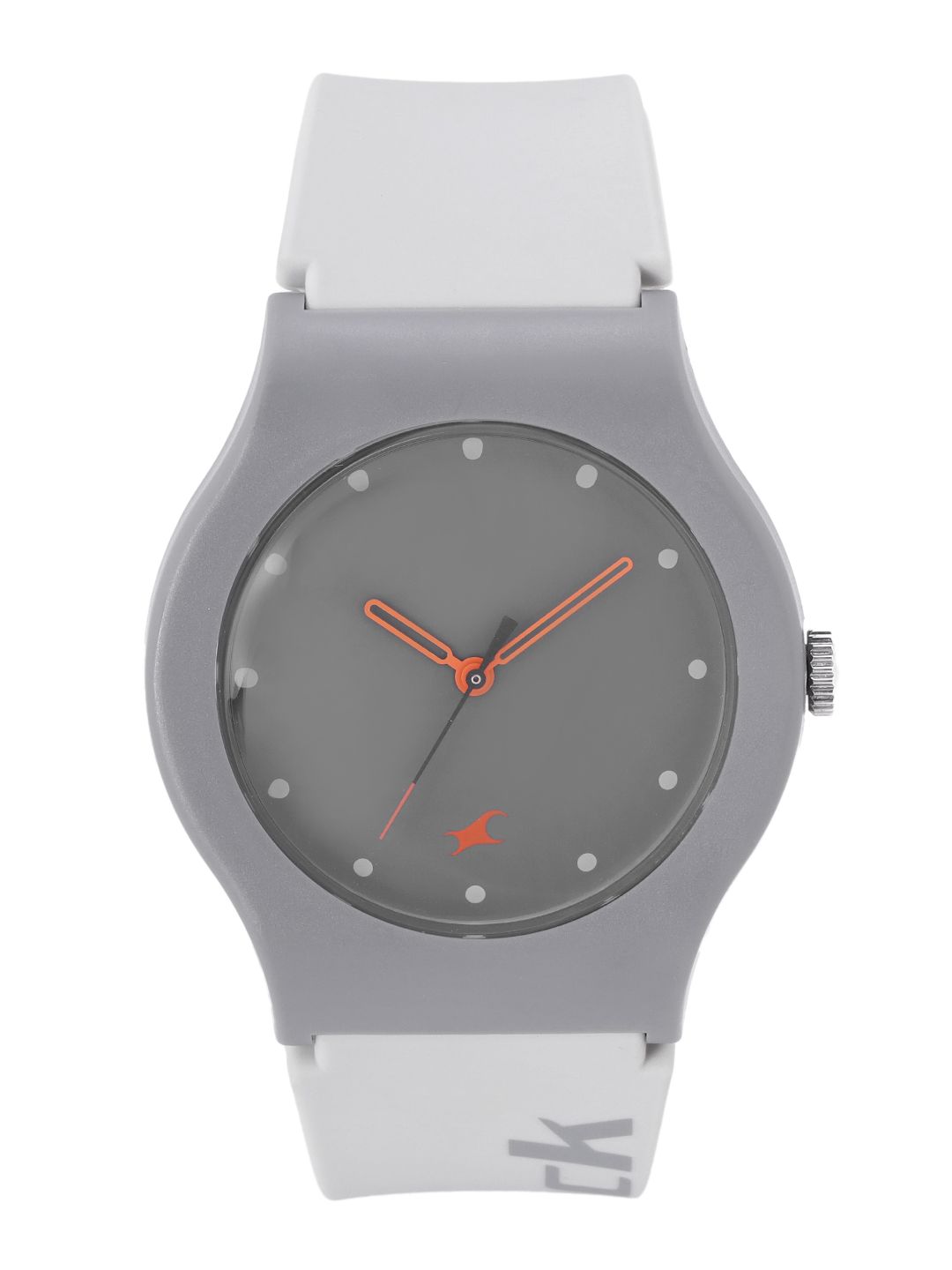 Fastrack Unisex Grey Dial & Grey Straps Analogue Watch 9915PP59 Price in India