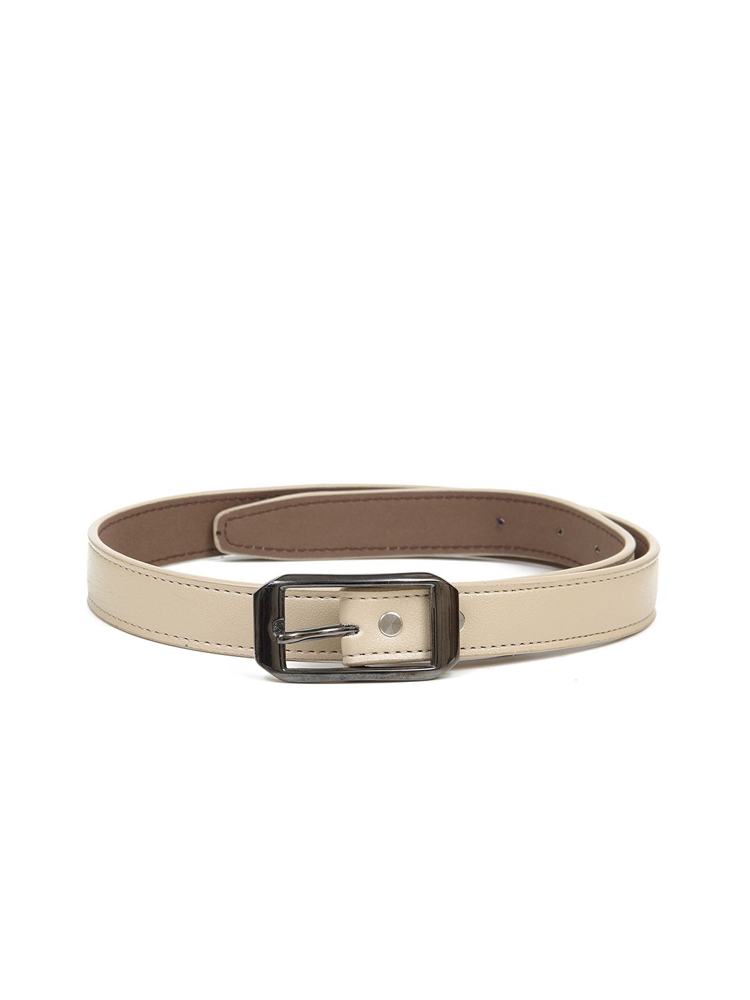 Calvadoss Women Camel Brown Solid Belt Price in India