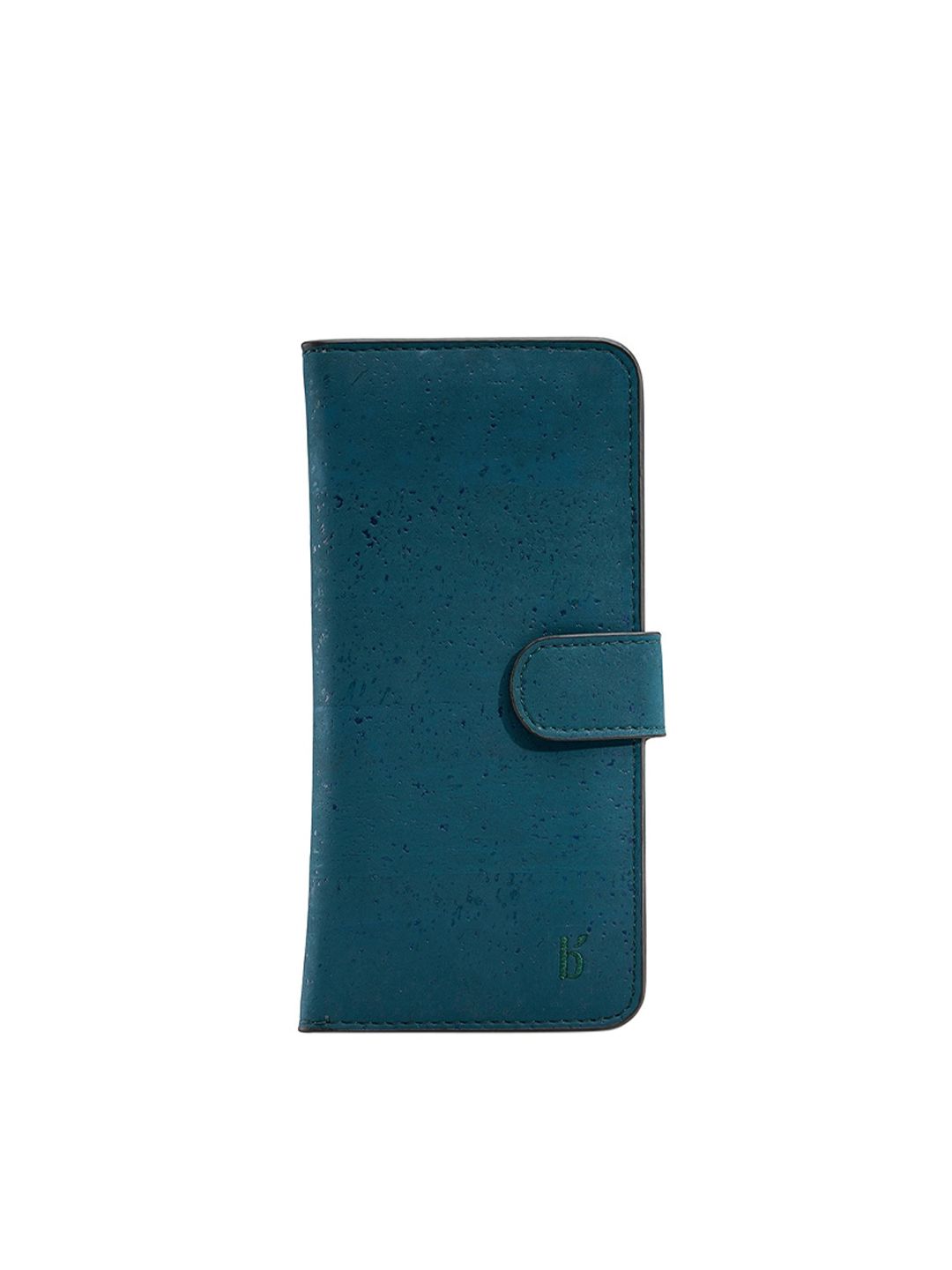 Beej Women Teal Abstract Textured Buckle Detail Slimfold Sustainable Wallet Sustainable Wallet Price in India