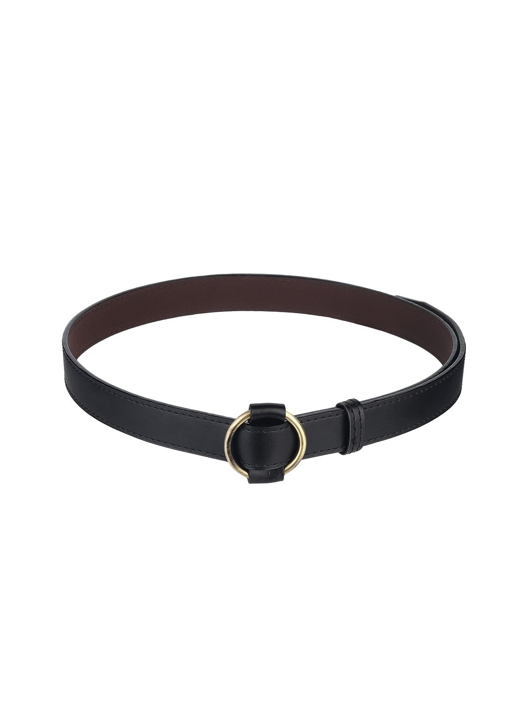 Calvadoss Women Black Solid Belt Price in India