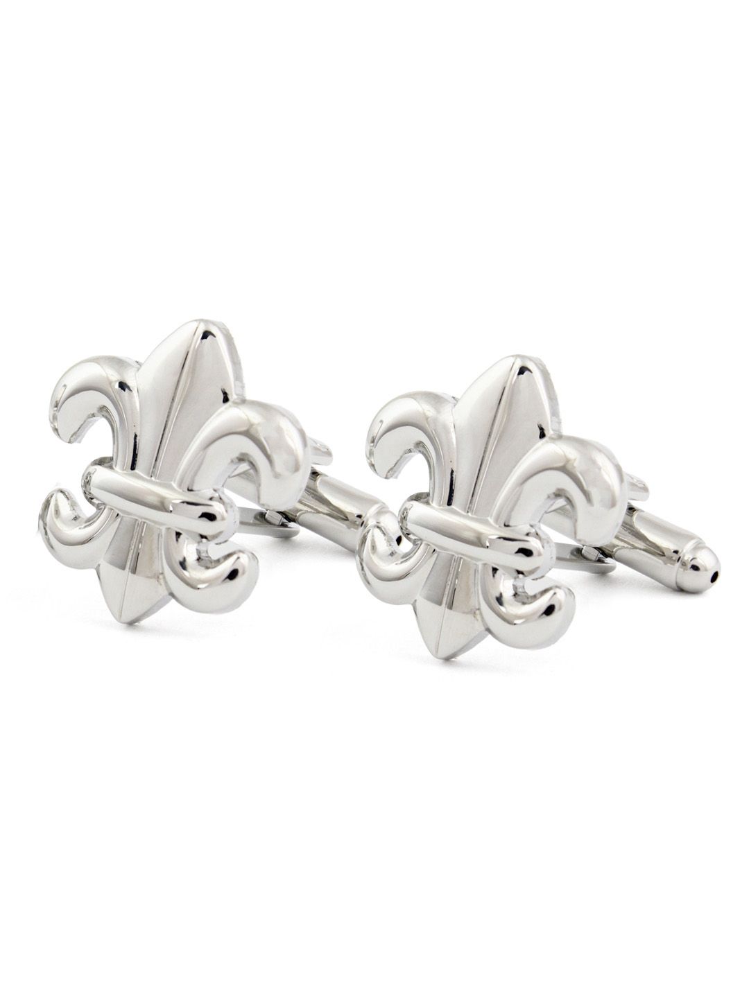 Buy PELUCHE Men Silver Orchid Cufflinks - Cufflinks for Men