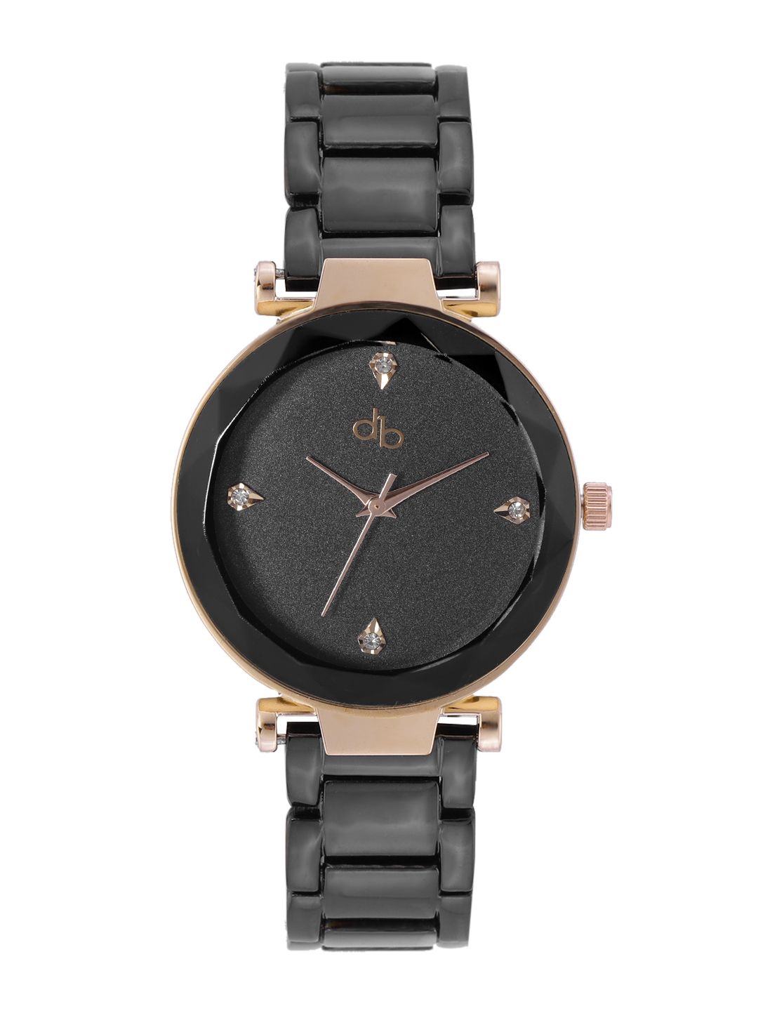 DressBerry Women Black Analogue Watch DB-SS21-2B Price in India