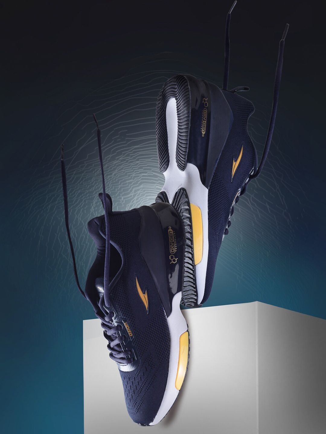 ASIAN Men Navy Blue Sports Shoes