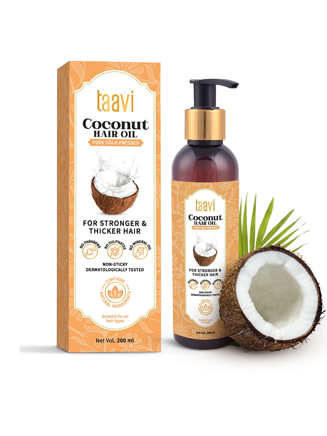 Taavi Coconut Hair Oil 200 ml Price in India