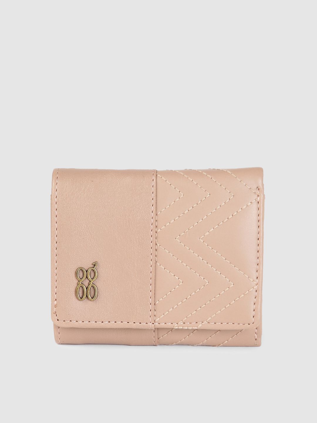 Baggit Women Beige Three Fold Wallet Price in India