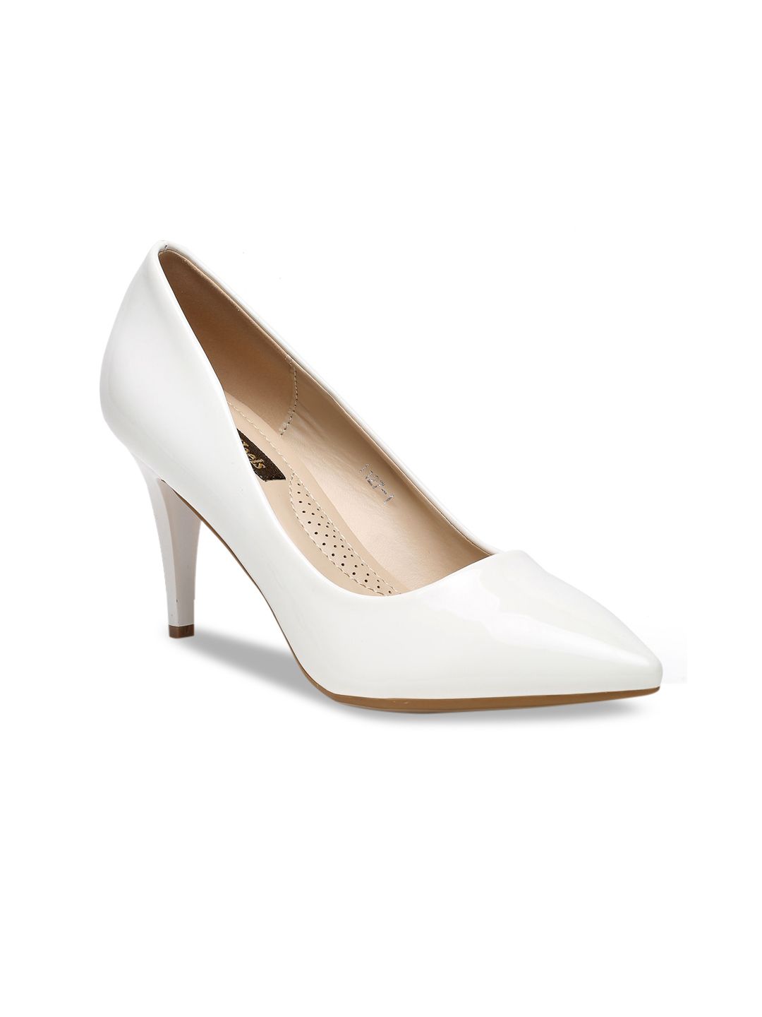 Flat n Heels White Pumps Price in India