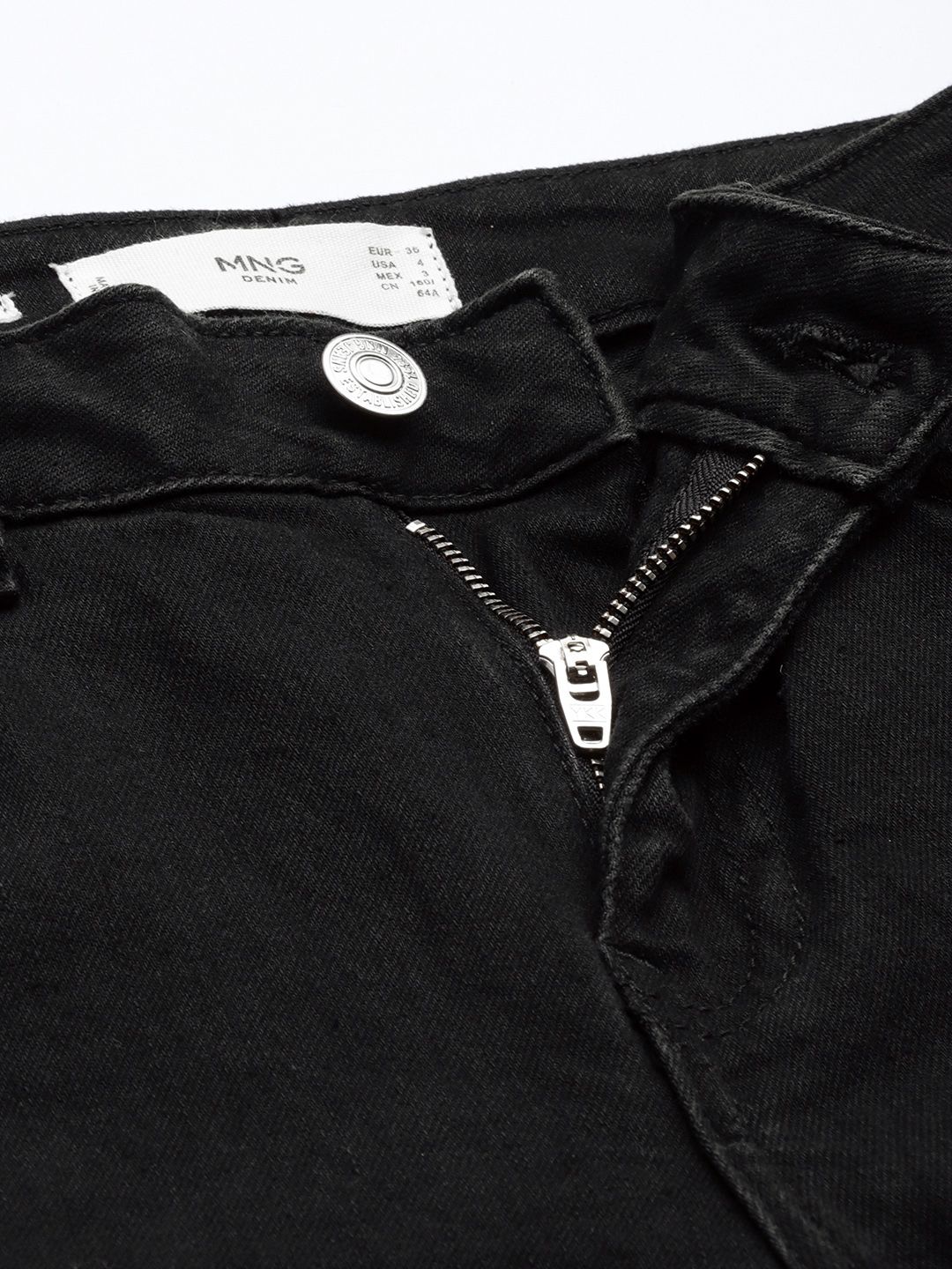Black Mid-Rise Bootcut Clean Look Regular Stretchable Jeans