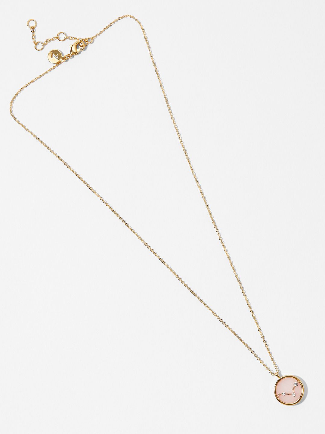 Accessorize Women Gold-Toned & Pink Necklace Price in India