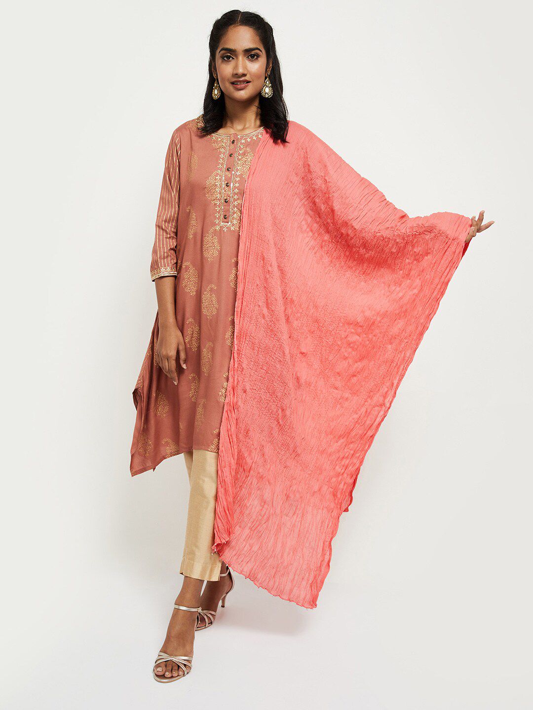 max Coral Pure Cotton Dupatta Price in India