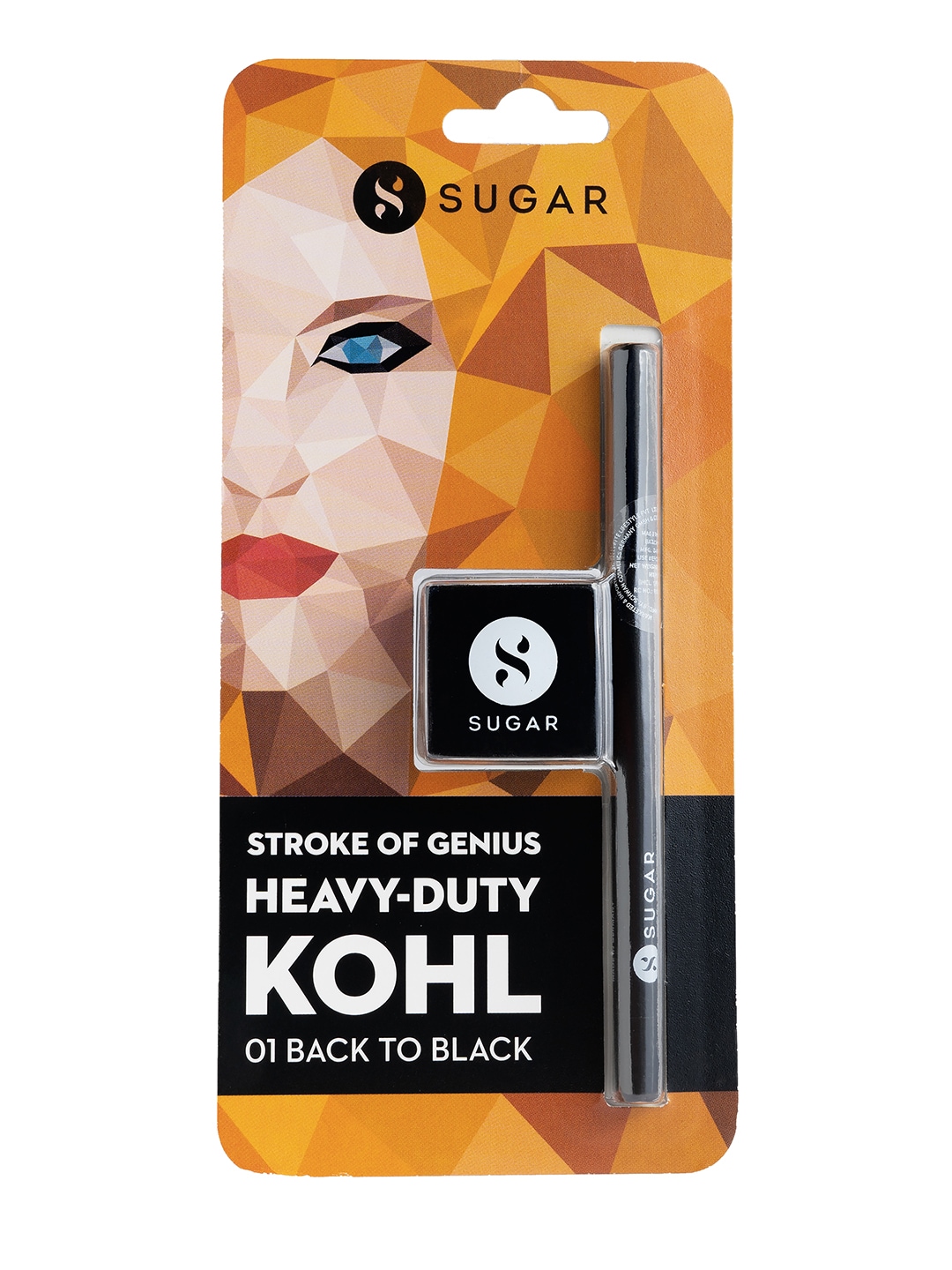 SUGAR Cosmetics Stroke Of Genius Heavy-duty Kohl - 01 Back To Black (Black) -1.2 g Price in India
