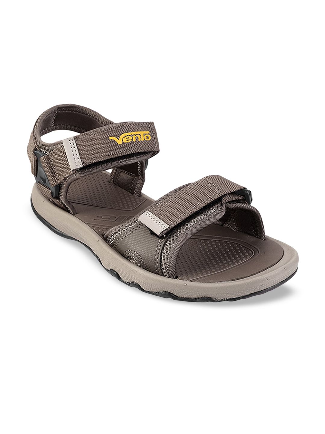 Vento Taupe Solid Sports Sandals Price in India