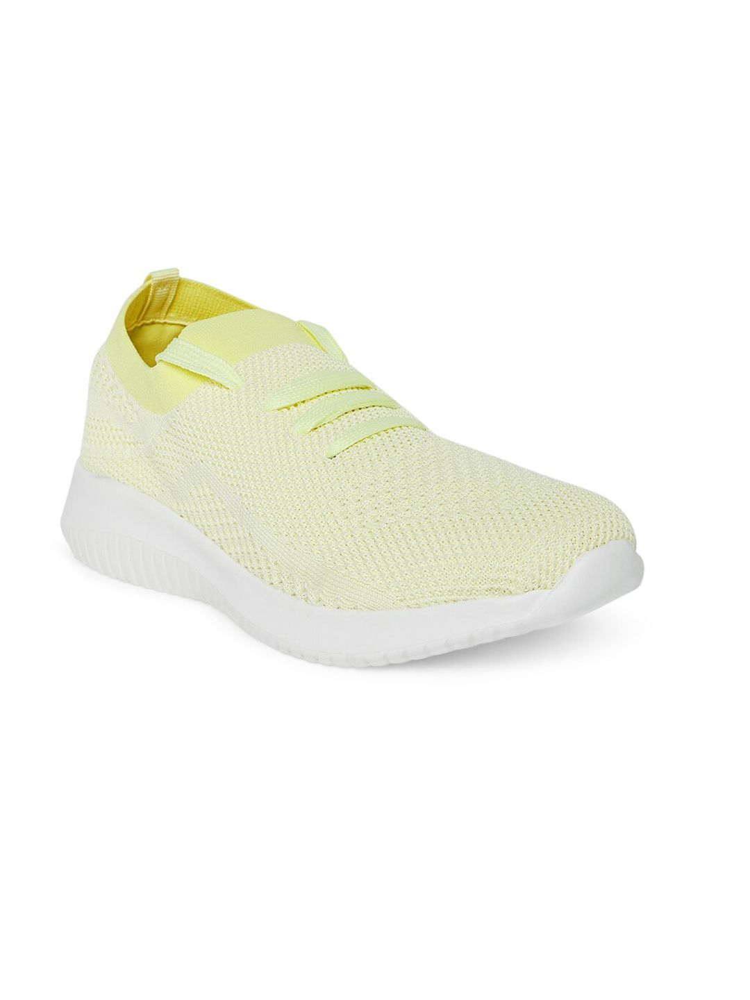 Forever Glam by Pantaloons Women Yellow Textile Running Non-Marking Shoes Price in India