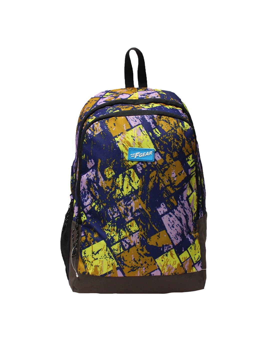 F Gear Unisex Multicoloured Printed Contrast Detail Backpack Price in India
