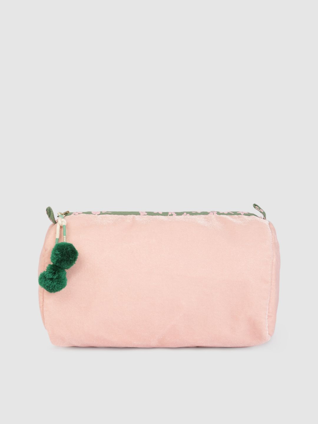 Accessorize Pink Solid Mid Blush Makeup Pouch Price in India