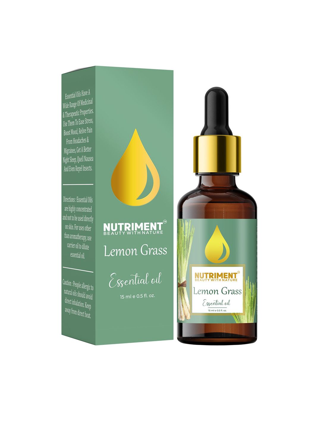 Nutriment Green Lemon Grass Essential Oil 15 ml Price in India